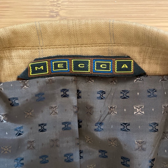 Mecca Sport Coat Suit Jacket Blazer 2 pocket Front 3 Pocket Inside Size 52 - Picture 10 of 16